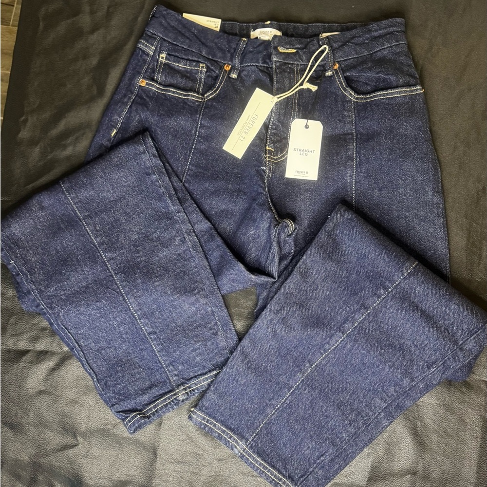 Forever 21 dark denim jeans new w tag size 28